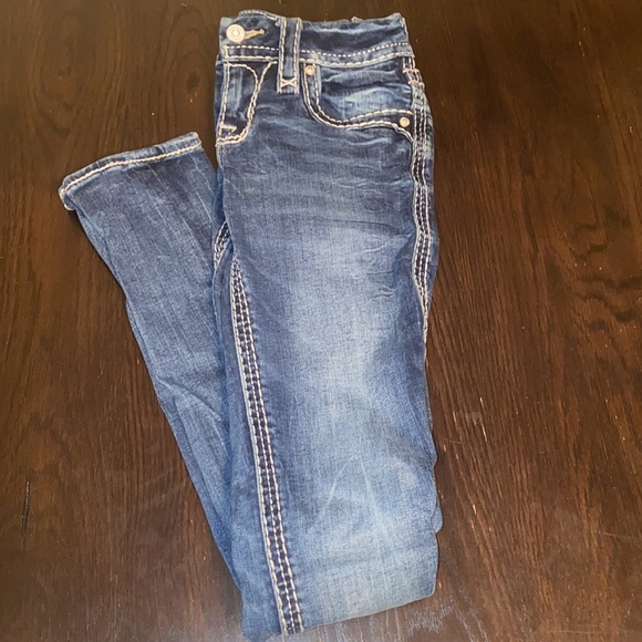 Size 23 Rock Revival Skinny Jeans. - Picture 2 of 2